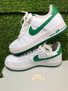Nike Air Force 1 Low Pine Green GS 314192-131 2006 Vintage Size 4.5Y Boxed AF1